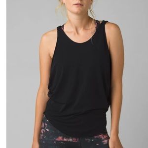 NWT Prana Mariposa Black Tank